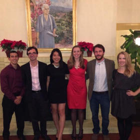 The Chabinyc Group gets fancy for the 2014 Materials Retreat
