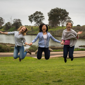 Elayne, Eunhee, and Katie, 2017