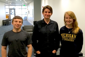 Pictured from left to right: Michael Abramovitch, Rhys Kennard, Elayne Thomas